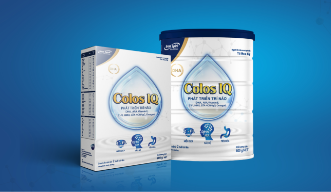 Sữa Colos IQ hỗ trợ bé phát triển trí não toàn diện
