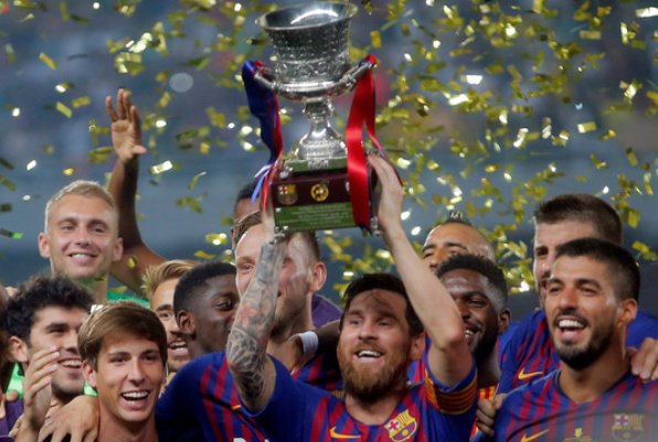 Dembele sắm vai người hùng, Barcelona giành Siêu cúp