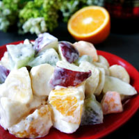 Salad hoa quả đậm sắc xuân