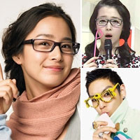 Sao Hàn thơ ngây với kính trắng