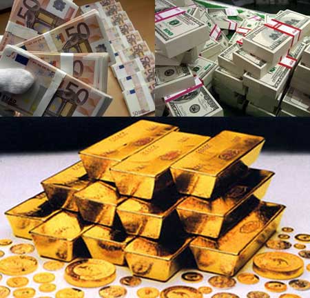 Tiền, vàng biến động khó lường 