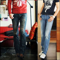 Mạnh mẽ với quần jeans Hàn Quốc
