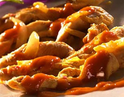 Thịt lợn sốt sa tế 