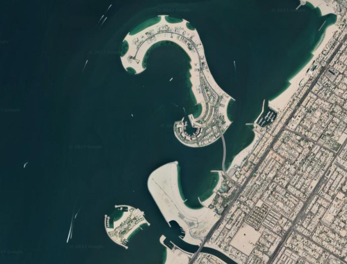Bãi cát giá 34 triệu USD ở Dubai