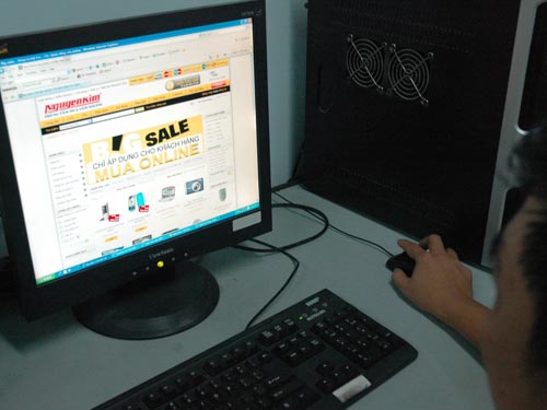  Siêu thị “đua” bán hàng qua mạng