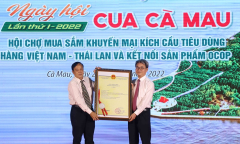Cà Mau quảng bá cua biển