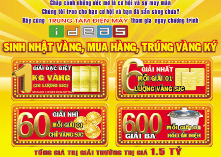 Hỗ trợ mua sắm tại siêu thị điện máy Ideas