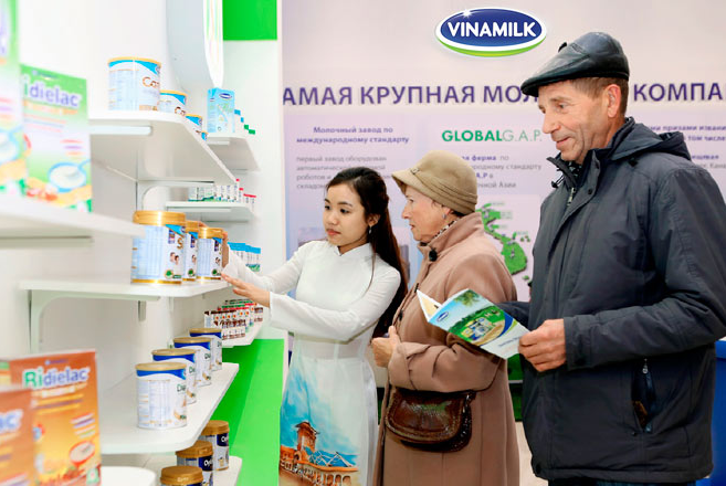 Vinamilk – doanh nghiệp lọt danh sách “doanh nghiệp xuất khẩu uy tín” năm 2017
