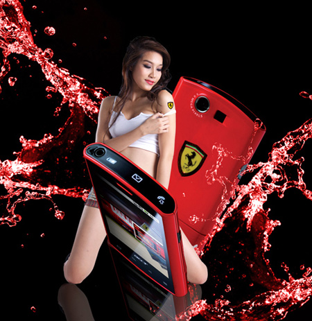  Điện thoại Ferrari trình làng với bộ ảnh 'hot' 