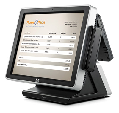 Máy tính tiền tự động nhỏ gọn HP ap5000 POS  