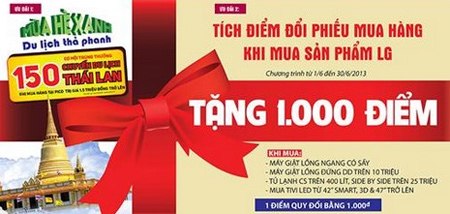 Quà tặng đặc biệt cho khách mua sản phẩm LG tại Pico