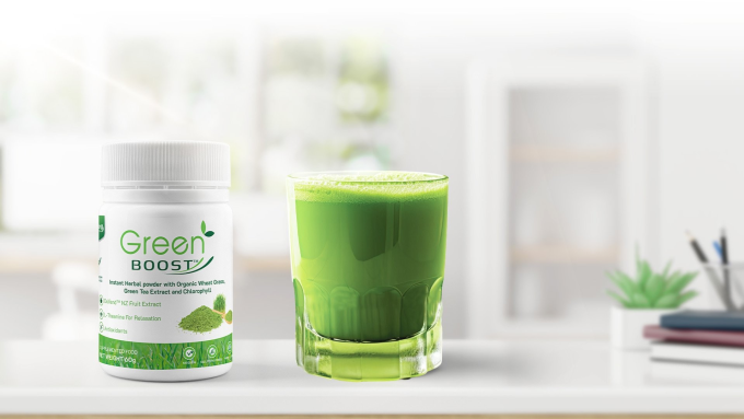 Khởi đầu ngày mới với trà diệp lục thảo mộc Greenboost