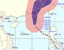 Bão Fengshen không còn nguy hiểm với Việt Nam 