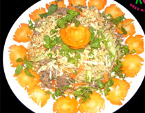 Gỏi bò ngũ sắc Thái Lan
