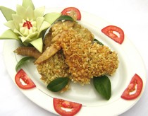 Cánh gà nhồi cốm