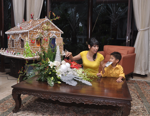 Góc nhà bình yên của Hà Kiều Anh