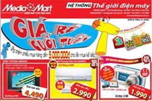 Tháng kích cầu tiêu dùng tại Media Mart 