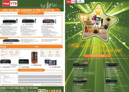 Tiện ích với đầu karaoke Vitek.VTB 