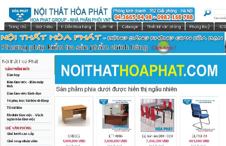 Mua hàng nội thất văn phòng trực tuyến  