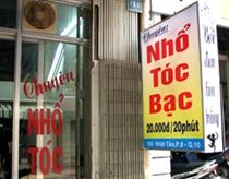 Nhổ tóc bạc - thú thư giãn mới cho người Sài Gòn 