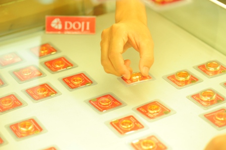 Giá vàng lên cao nhất 3 tuần