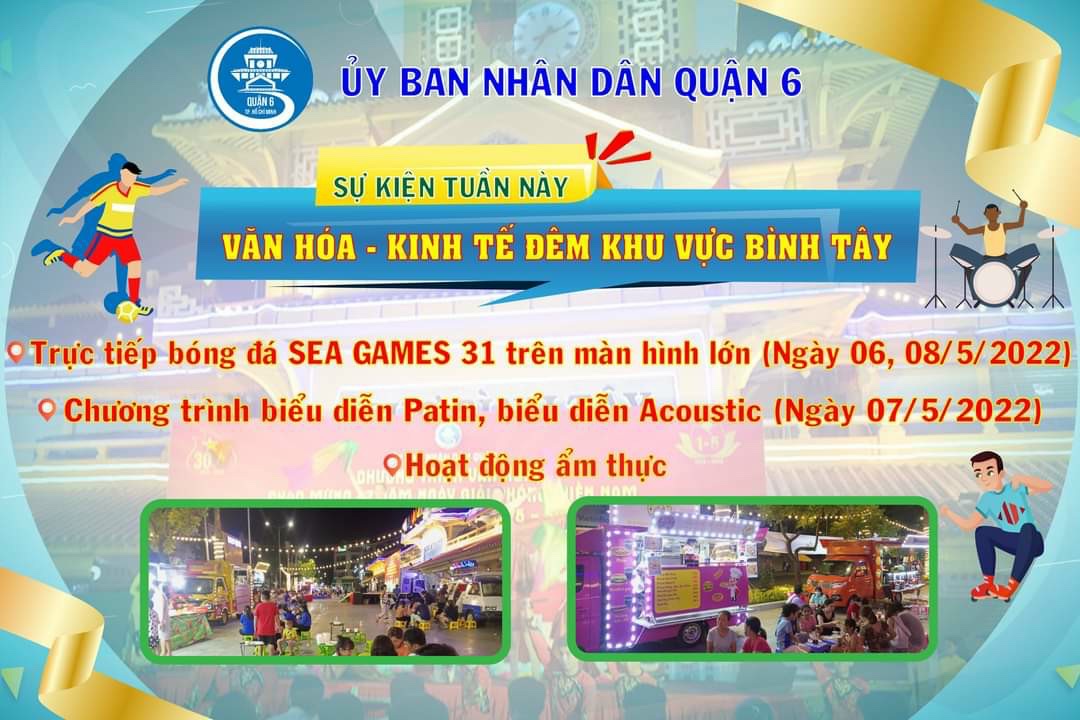 Sự kiện tuần này: Văn hóa - Kinh tế đêm khu vực Bình Tây